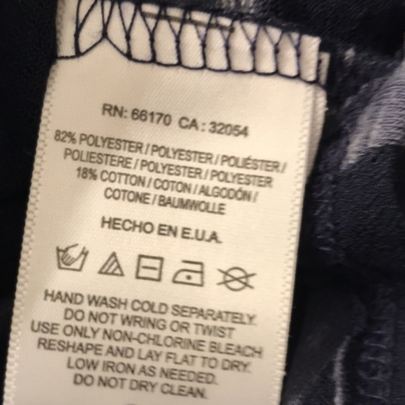 Anthropologie Womens Blue Bisected Top. NWT. - Picture 6 of 6